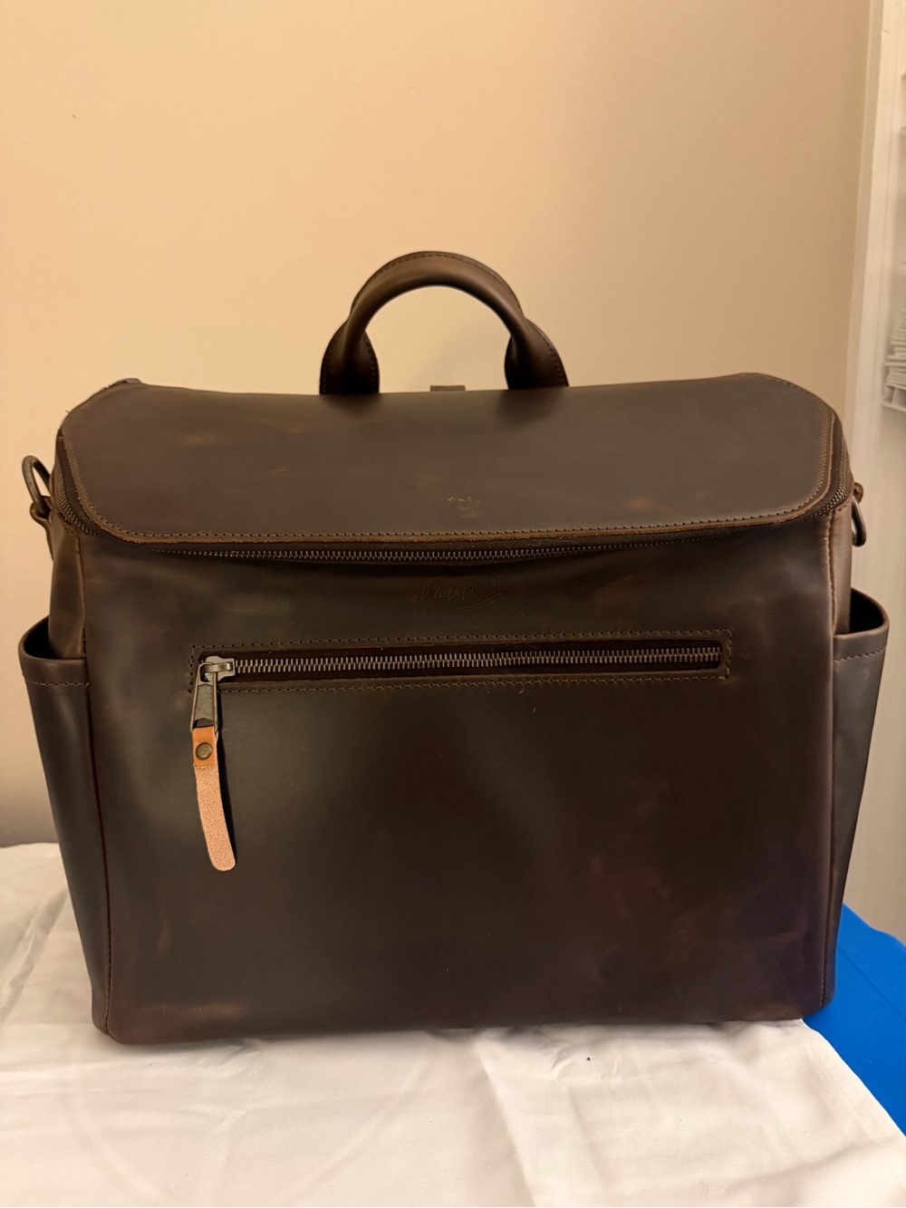 Women's All In One Convertible Leather Day Bag